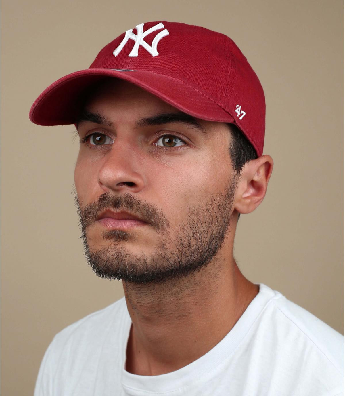 Curva tappo rosso NY Clean Up NY razor red Curva tappo rosso NY Clean Up NY razor red